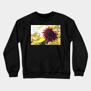 Ending Soul Violence/Red Sunflower Crewneck Sweatshirt